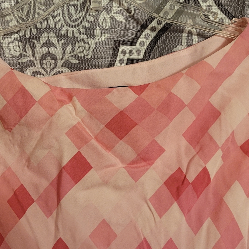 Jones New York Signature Pink Silk Dress - Picture 2 of 5